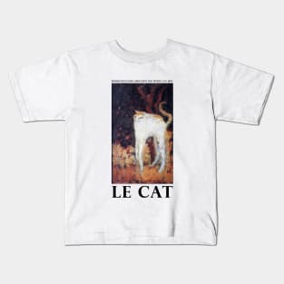 Le Cat - Pierre Bonnard (1867-1947) The White Cat 1894 Kids T-Shirt